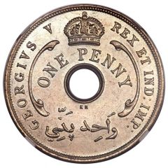 1 Penny - George V Obverse Trial
