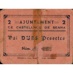 2 Pesetas Castellnou de Seana