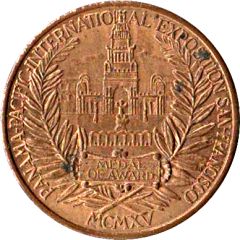 Token - Panama-Pacific International Exposition / Panama California Exposition Eastside Beer