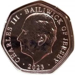 50 Pence - Charles III Father Christmas with toys