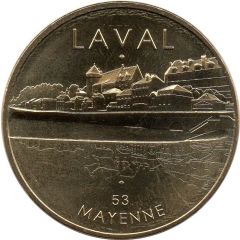 Tourist token - Monnaie de Paris - Laval - 53 Mayenne