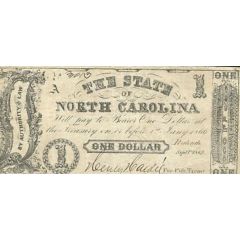 1 Dollar State of North Carolina