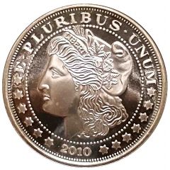 1 oz Silver Silvertowne - Morgan Liberty Head