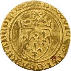 1/2 écu d`or au soleil - Louis XI