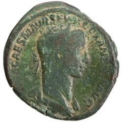 Sestertius - Severus Alexander P M TR P V COS II P P S C, Mars