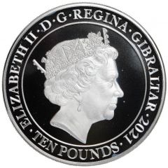 10 Pounds - Elizabeth II Elizabeth II and the Lion