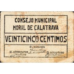25 Céntimos Moral de Calatrava