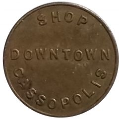 Parking Token - Shop Downtown Cassopolis, Michigan