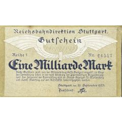 1 000 000 000 Mark Reichsbahndirektion