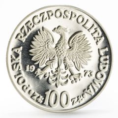 100 Zlotys Mikolaj Kopernik bust, Trial Strike Ag
