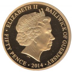 50 Pence - Elizabeth II WWI - Christmas Truce