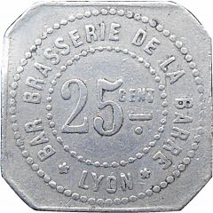 25 Centimes - Bar Brasserie de la Barre Lyon
