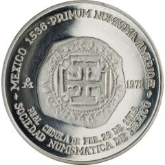 Medal - Carlos II 8 Escudos Replica Mexico Numismatic Society
