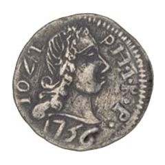 1/2 Pardau - José I Goa mint