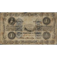 1 Pound - Victoria Union Bank of Australia