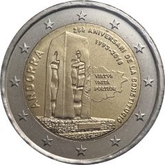2 Euros Constitution of Andorra