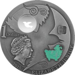 1 Dollar - Elizabeth II Goat