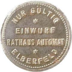 10 Pfennigs - Elberfeld Rathaus Automat