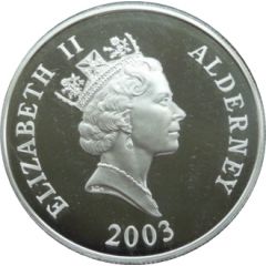 5 Pounds - Elizabeth II Alfred the Great, Silver Proof