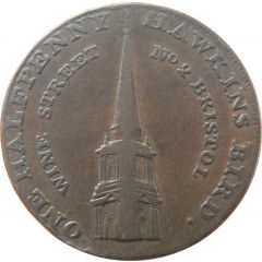 1/2 Penny Somerset - Bristol / Hawkins Bird