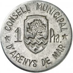 1 Peseta Arenys de Mar