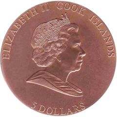 5 Dollars - Elizabeth II Observation of Mars