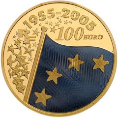 100 Euros Flag of Europe