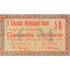 50 Céntimos Villanueva de la Serena
