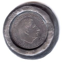 1 franc De Gaulle épreuve de contrôle Avers