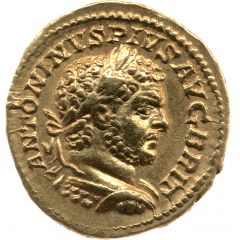 Aureus - Caracalla P M TR P XVI COS IIII P P