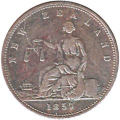 1 Penny - Day and Mieville Dunedin