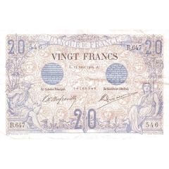 20 Francs - Black type 1873