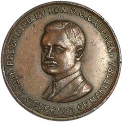 Medal - Lt. Gov. of Manitoba Cameron
