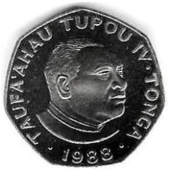 1 Pa`anga - Taufa`ahau Tupou IV Christmas