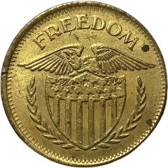 Jeton - No Cash Value Eagle, Freedom, 22.9mm