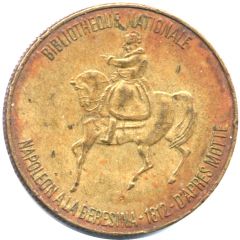Token - Total Bibliotheque Nationale - Napoléon à la Beresina