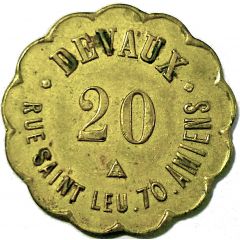 20 Centimes - DEVAUX Amiens