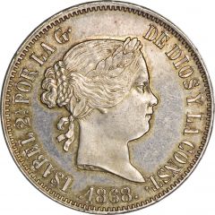 50 Centimos - Isabella II