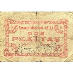 2 Pesetas Sella