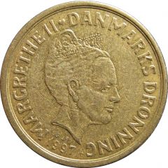 10 Kroner - Margrethe II 3rd portrait