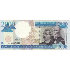2000 Pesos Oro MIllenium