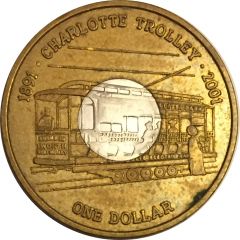 1 Dollar - Center City Trolley Charlotte, North Carolina