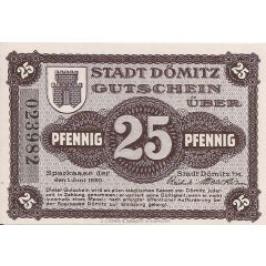 25 Pfennig Sparkasse