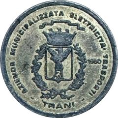 Token - Trani Municipal Electricity Transport Co. Barletta-Andria-Trani
