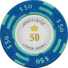 50 Dollars - Poker Room Monte Carlo Las Vegas, Nevada