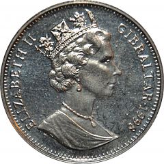 1 Crown - Elizabeth II Two wind surfers