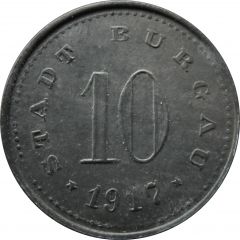 10 Pfennig - Burgau