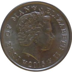 10 Pence - Elizabeth II Chicken Rock Lighthouse, magnetic plated steel