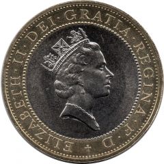2 Pounds - Elizabeth II 3rd portrait, Technology