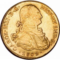 8 Escudos - Carlos IV